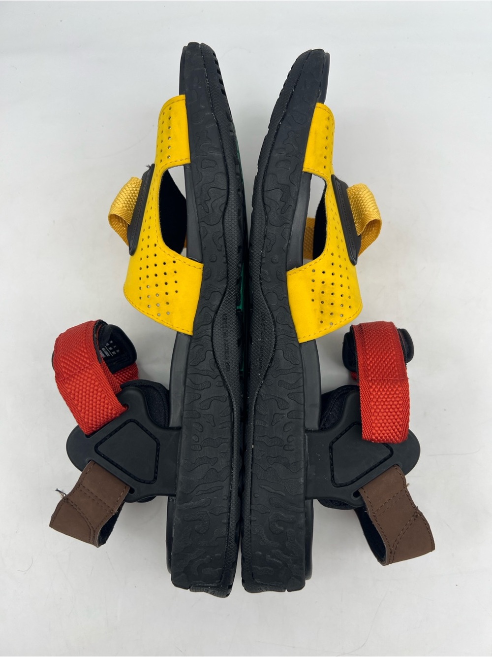 ACG Air Deschutz + Solar Flare Cinnabar Yellow and Red Sport Sandals - Picture 6 of 8